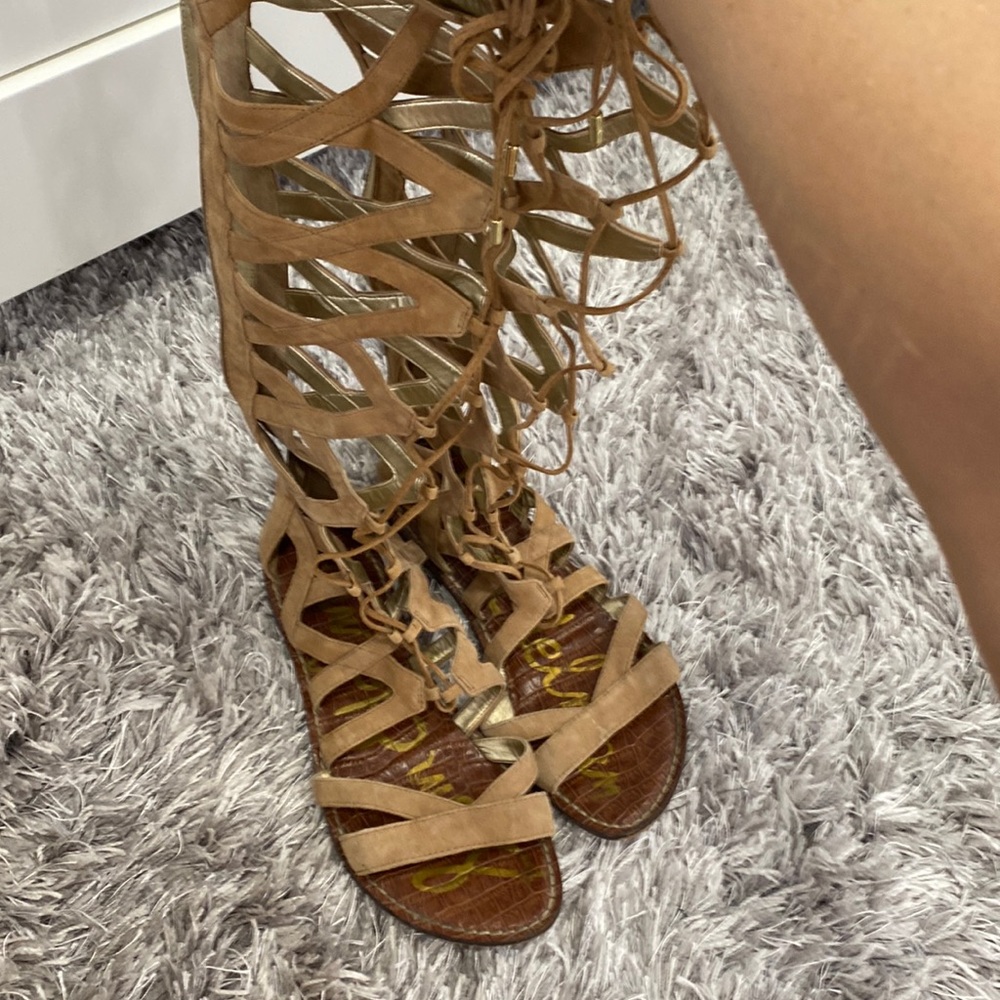Sam Edelman gladiator suede sandals